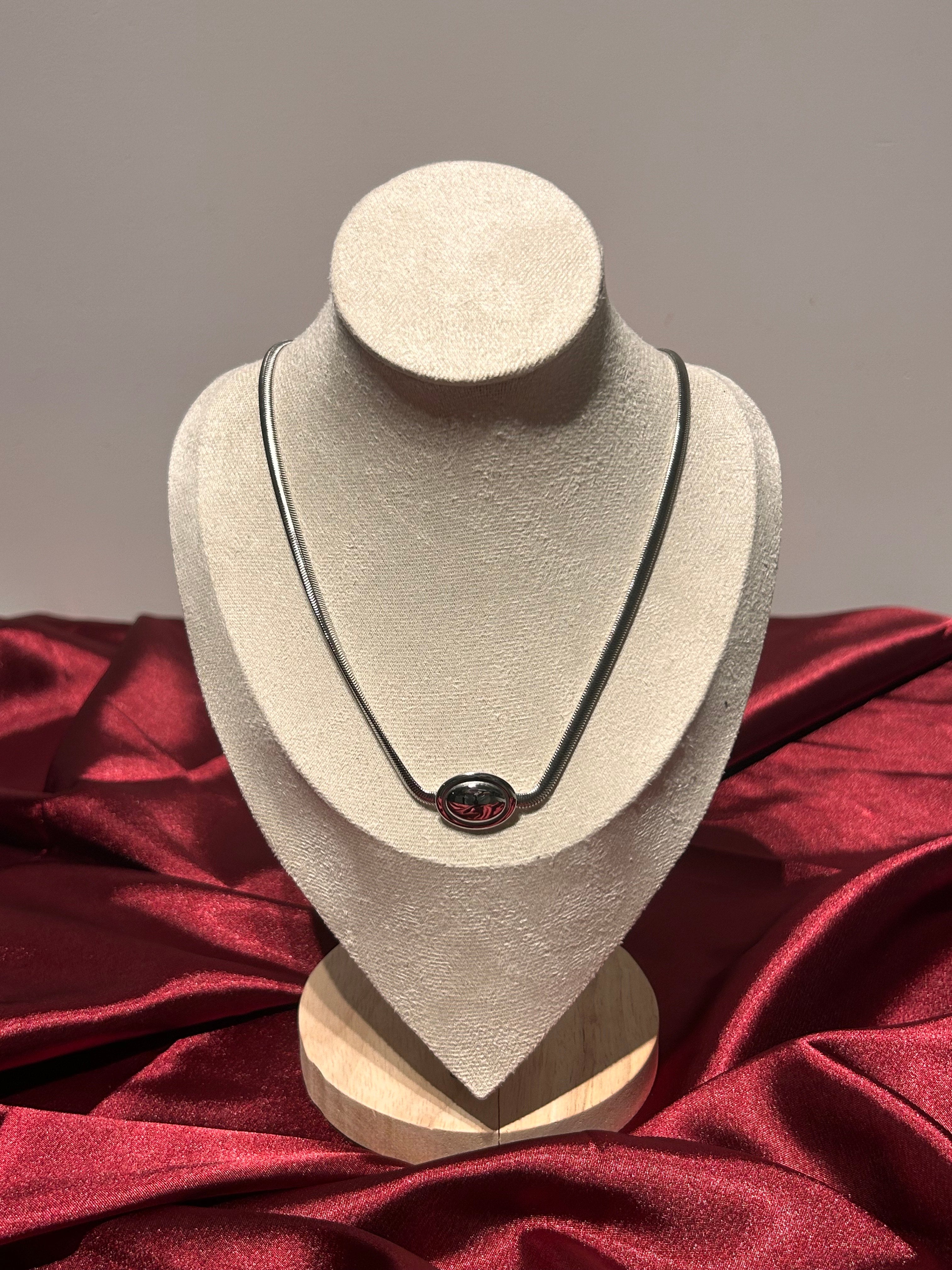 Silver Snake Necklace