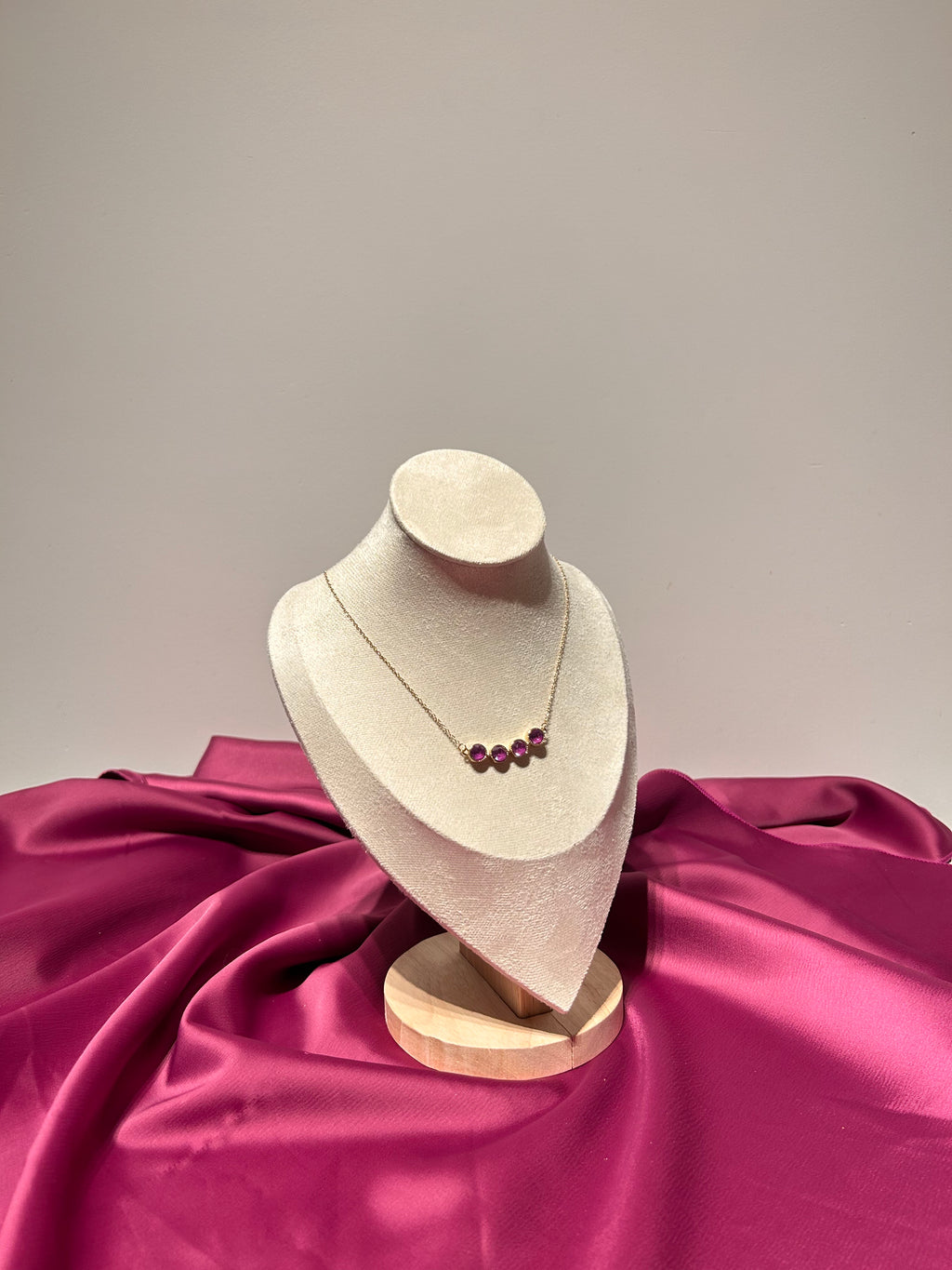 Quartet Purple Necklace